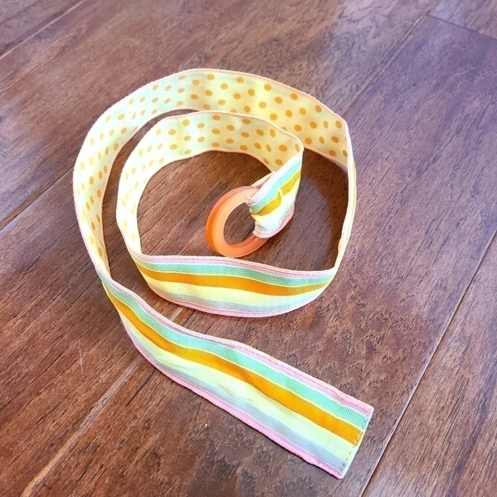𝅺TALBOTS Reversible Double Ring Belt, size small